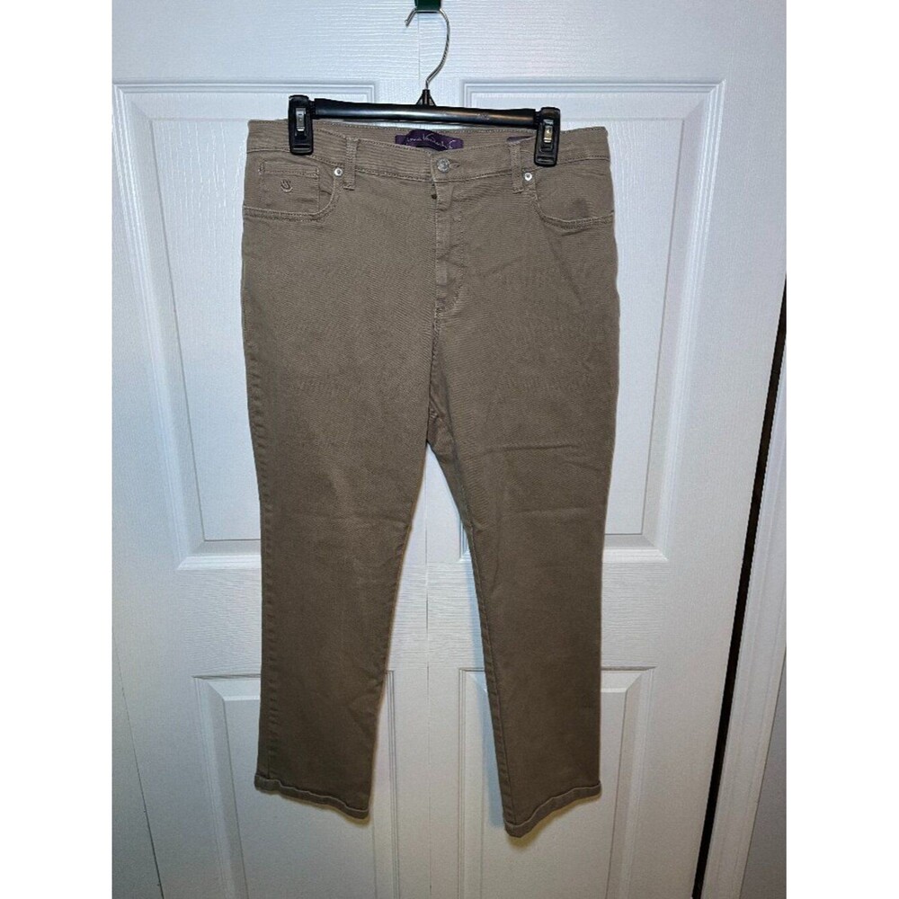 Gloria Vanderbilt Khaki Pants Women’s Size 14P Petite Straight Leg